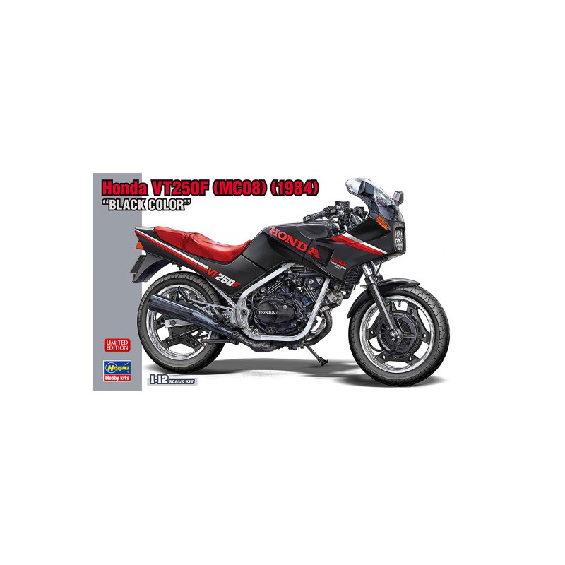 Honda VT250F (MC08) 1984 "Black color" 1/12 - Hasegawa