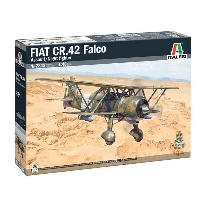 FIAT CR.42 Falco Assaut 1/48 - Italeri