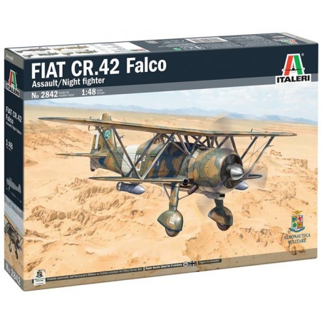 FIAT CR.42 Falco Assaut 1/48 - Italeri