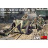 German 7.5cm Anit-Tank Gun PAK 40. Mid Prod. With Field Artillery Crew 1/35 - MiniArt