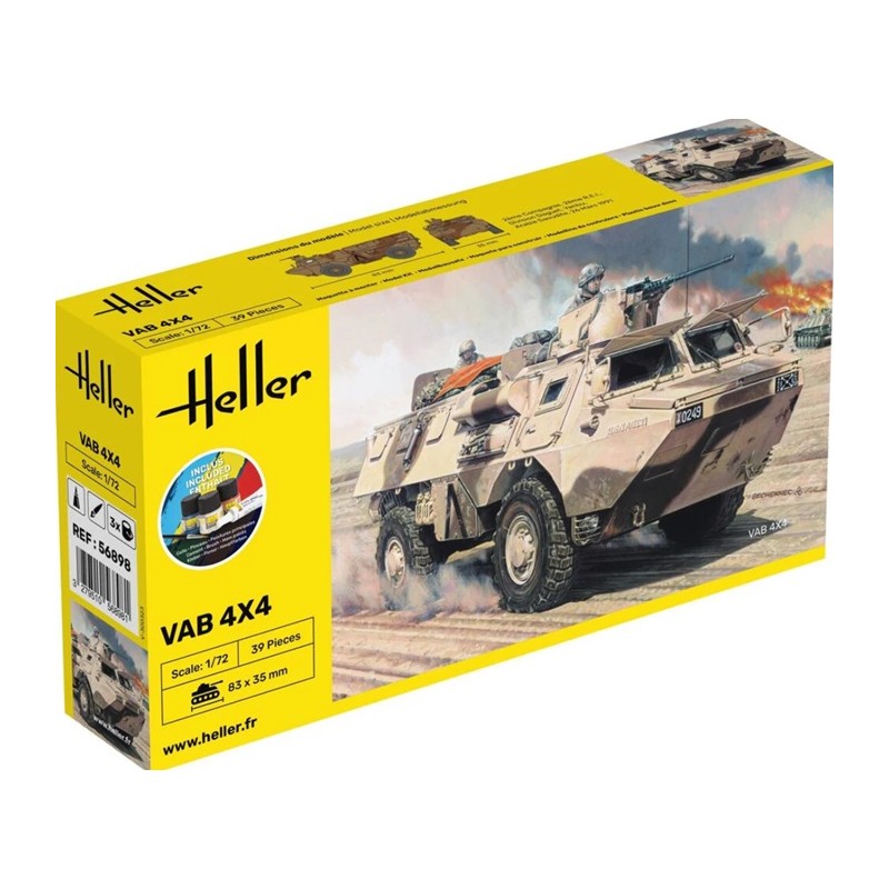 Starter Kit VAB 4x4 1/72 - Heller