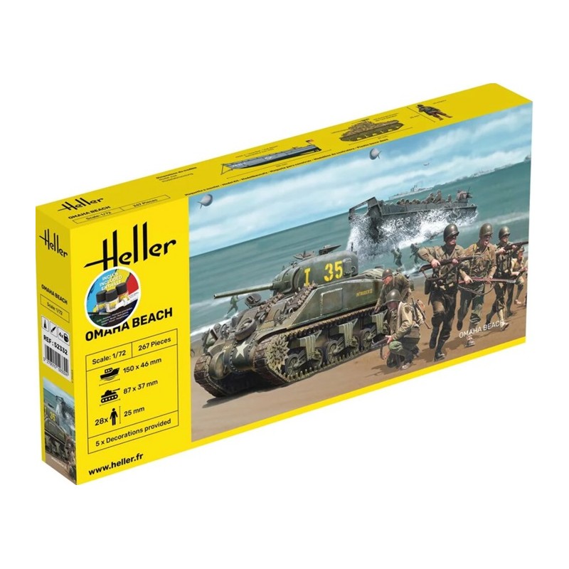 Starter Kit Omaha Beach 1/72 - Heller