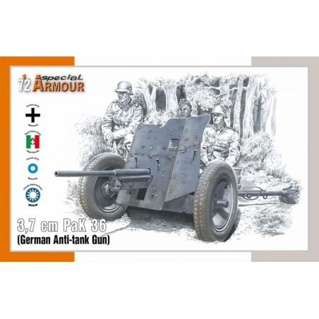 3,7 cm PaK 36 "German Anti-tank Gun" 1/72 - SpecialArmor