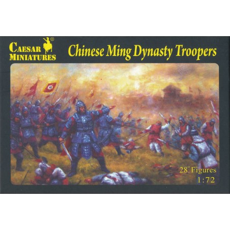 Chinese Ming Dynasty Troopers 1/72 - Caesar Miniatures