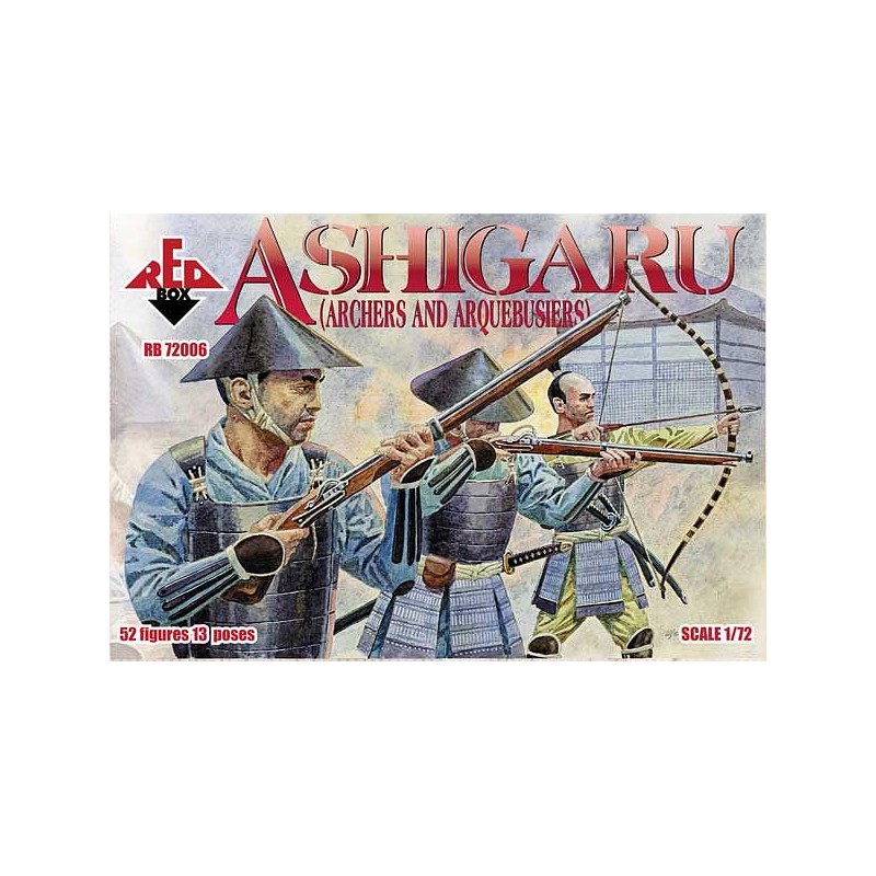 Ashigaru (Archers and Arquebusiers) 1/72 - RedBox