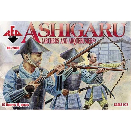 Ashigaru (Archers and Arquebusiers) 1/72 - RedBox