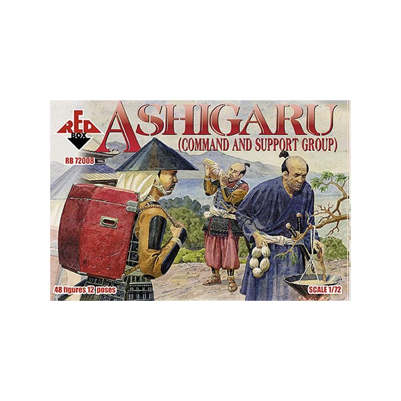 Ashigaru (Command and support group) 1/72 - RedBox
