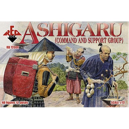 Ashigaru (Command and support group) 1/72 - RedBox