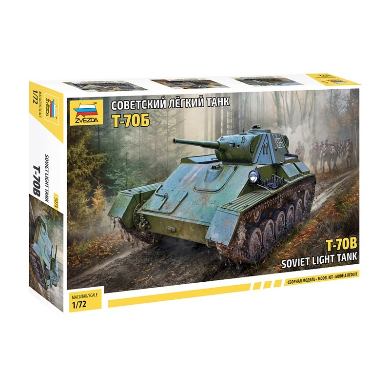 Soviet Tank T-70B 1/72 - Zvezda