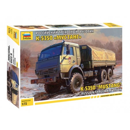 Russian three axle truck K-530 MUSTANG 1/72 - Zvezda