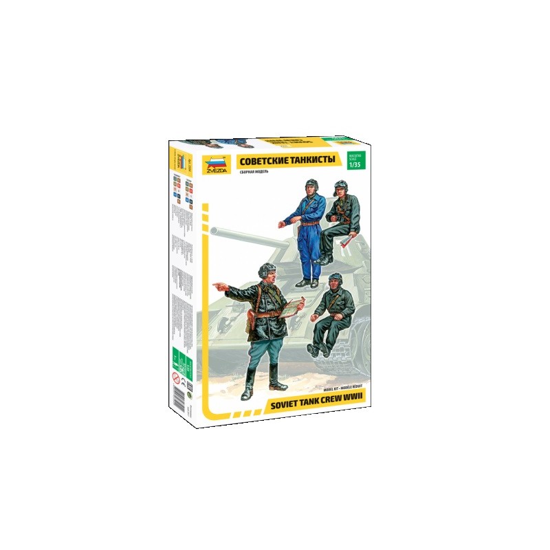 Soviet tank crew WWII 1/35 - Zvezda