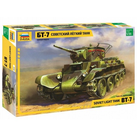 Soviet light tank BT-7 1/35 - Zvezda