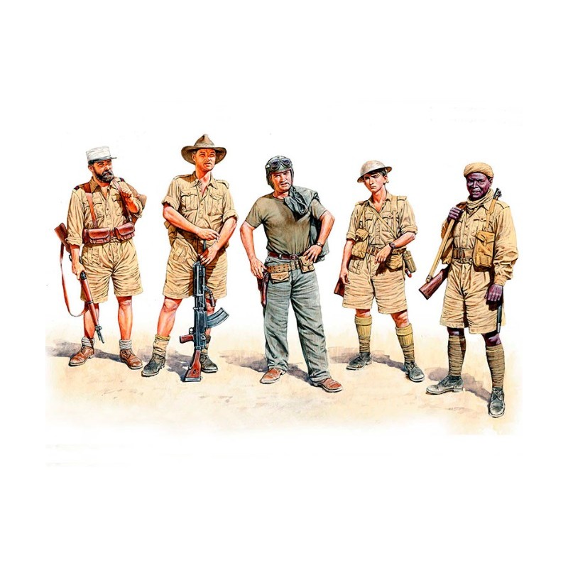 Allied Forces WWII era - North Africa - Desert Battles Series 1/35 - Masterbox