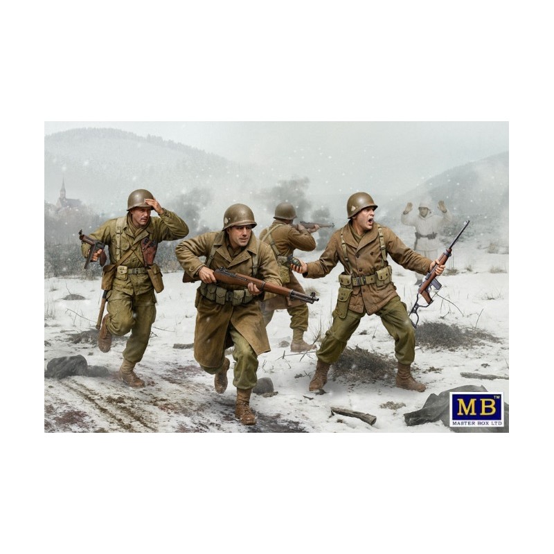 US 101st Airborne Division - Bastogne - December 1944 1/35 - Masterbox