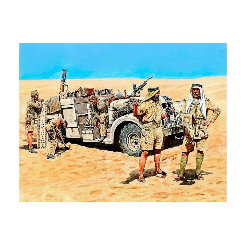 LRDG in North Africa WWII 1/35 - Masterbox