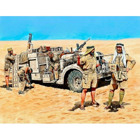 LRDG in North Africa WWII 1/35 - Masterbox