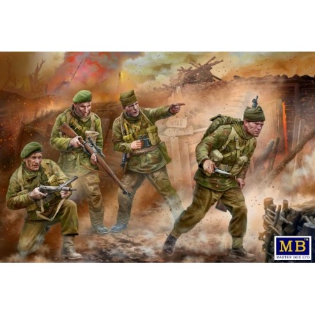 Deadly Raid - British Commando - Dieppe 1942 1/35 - Masterbox