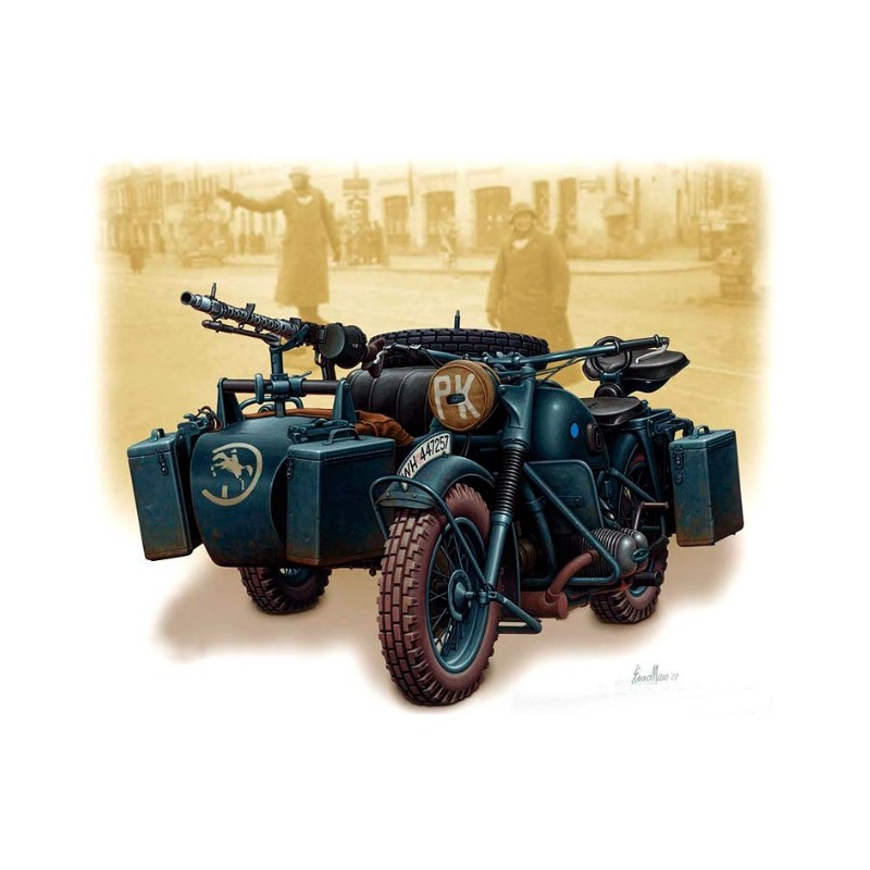 German Motorcycle WWII 1/35 - Masterbox