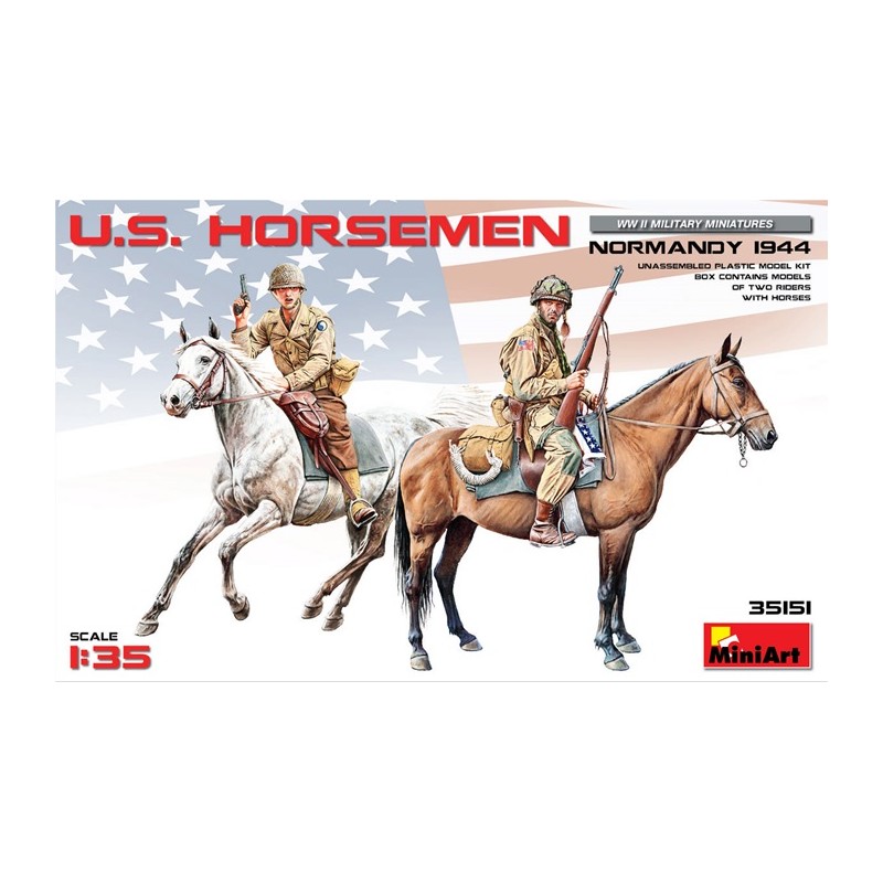 US Horsemen - Normandy 1944 1/35 - Miniart