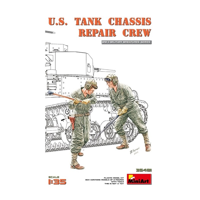 US Tank Chassis Repair Crew 1/35 - Miniart
