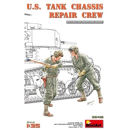 US Tank Chassis Repair Crew 1/35 - Miniart