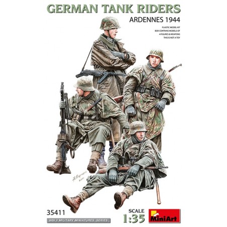 German Tank Riders Ardennes 1944 1/35 - Miniart