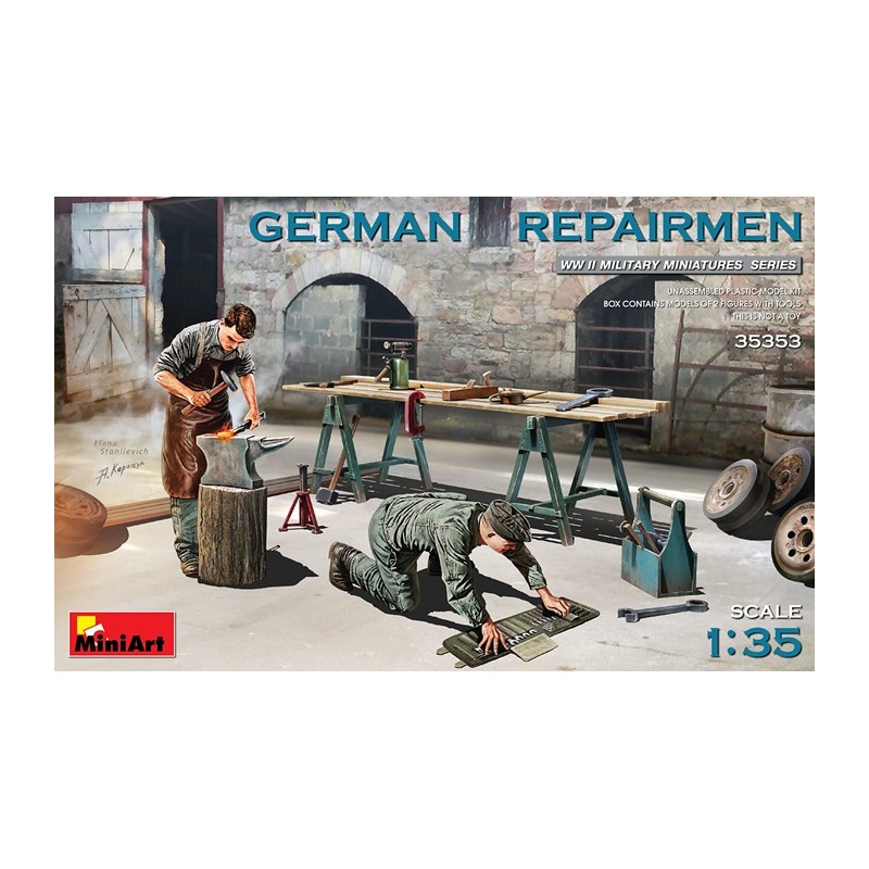 German repairmen 1/35 - Miniart