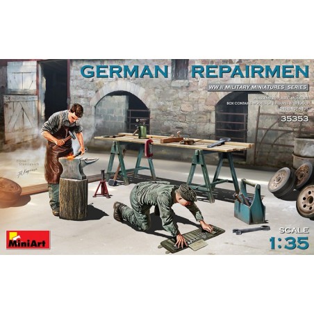 German repairmen 1/35 - Miniart