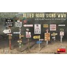 Allied Road Signs WWII - European Theatre of Operations 1/35 - Miniart