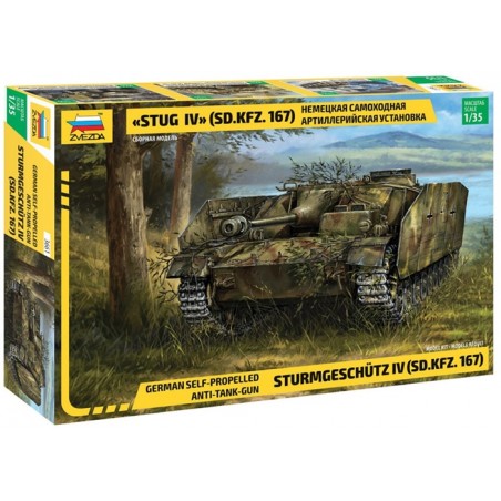 German Self-Propelled Anti-Tank-Gun Sturmgeschütz IV (Sd.Kfz.167) 1/35 - Zvezda
