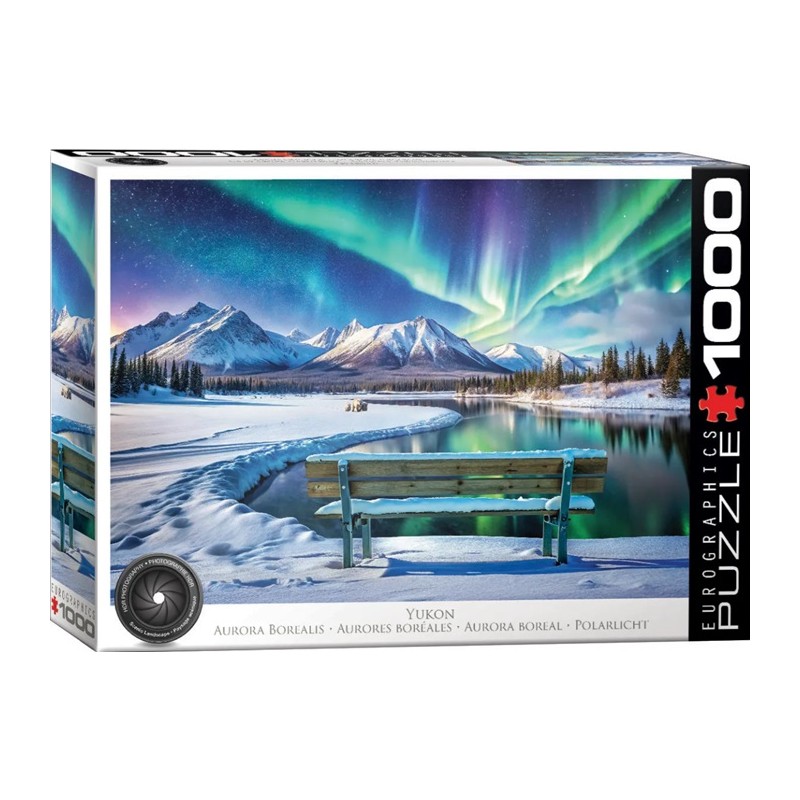 Puzzle 1000p Yukon Aurores Boréales - Eurographics