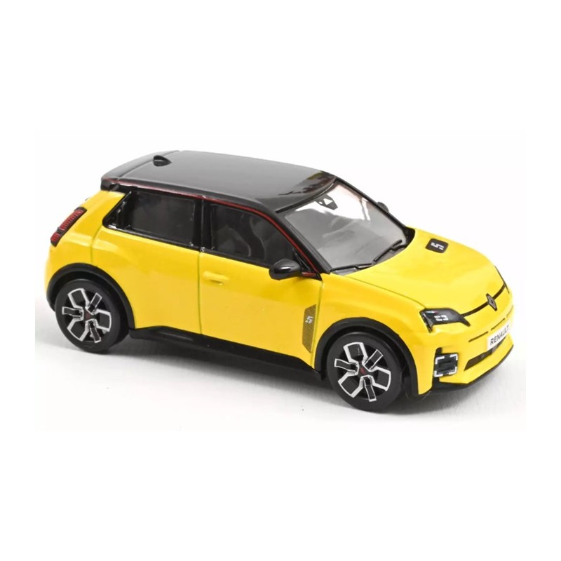 Renault 5 E-Tech électrique 2024 Jaune Pop et Noir 1/43 - Norev