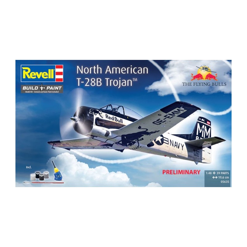 Coffret cadeau Flying Bulls T-28B Trojan 1/48 - Revell