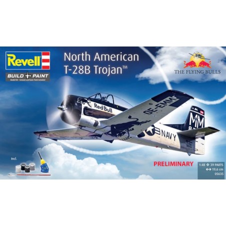 Coffret cadeau Flying Bulls T-28B Trojan 1/48 - Revell