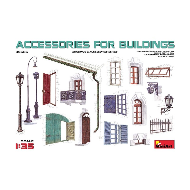 Accessories for Buildings 1/35 - MiniArt