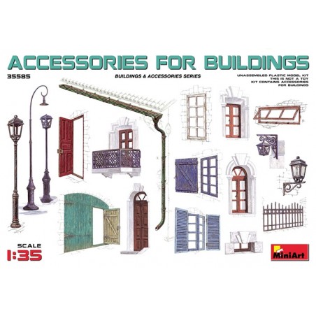 Accessories for Buildings 1/35 - MiniArt