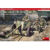 German 7.5cm Anti-Tank Gun PAK 40. Mid Prod W/Artillery Crew 1/35 - MiniArt