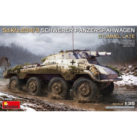 Sd.Kfz.234/3 Schwerer Panzerspähwagen. Stummel Late 1/35 - MiniArt