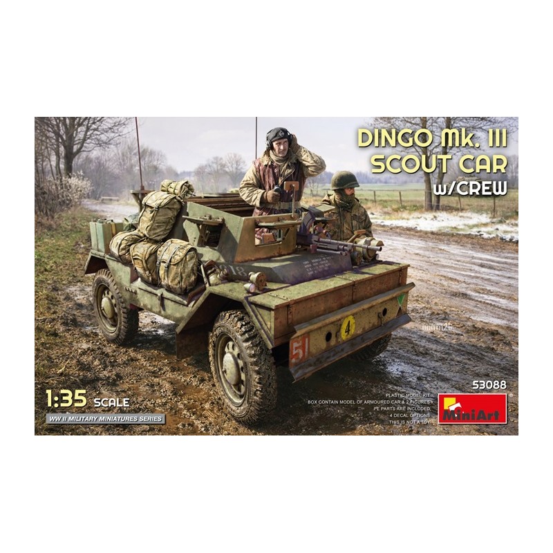 Dingo Mk. III Scout Car w/Crew 1/35 - MiniArt