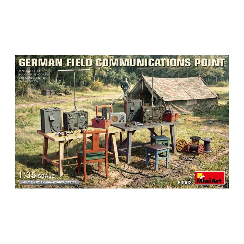German Field Communications Point 1/35 - MiniArt