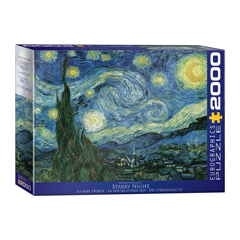 Puzzle 2000p La Nuit Etoilée - Van Gogh - Eurographics
