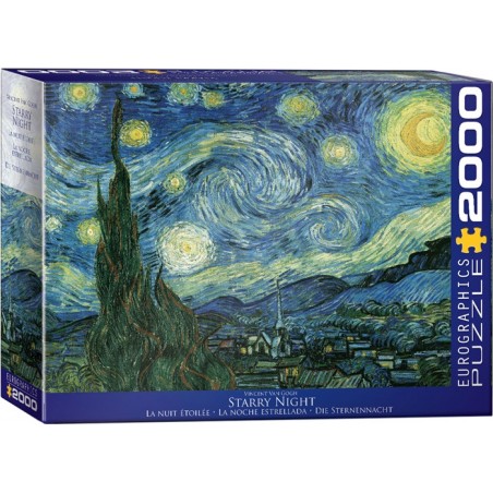 Puzzle 2000p La Nuit Etoilée - Van Gogh - Eurographics
