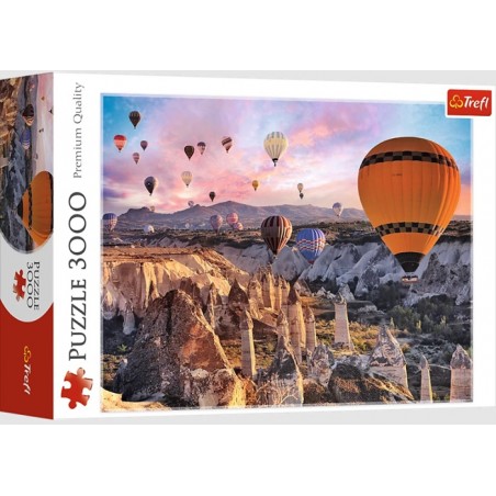 Puzzle 3000p Ballons Au Dessus de la Cappadocia -
