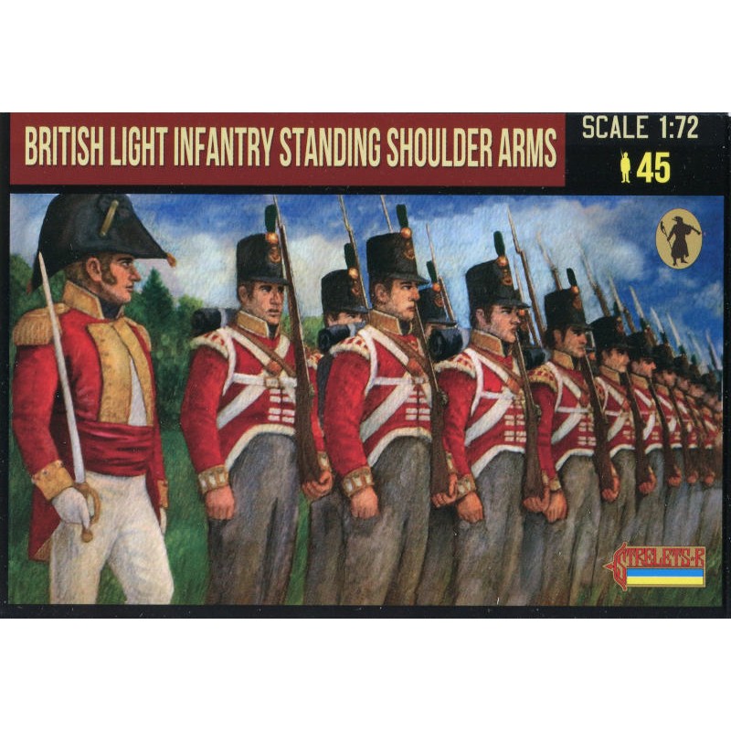 British Light Infantry Standing Shoulder Arms 1/72 - Strelets