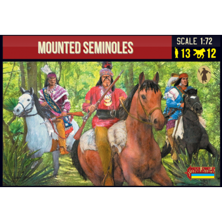 Mounted Seminoles 1/72 - Strelets