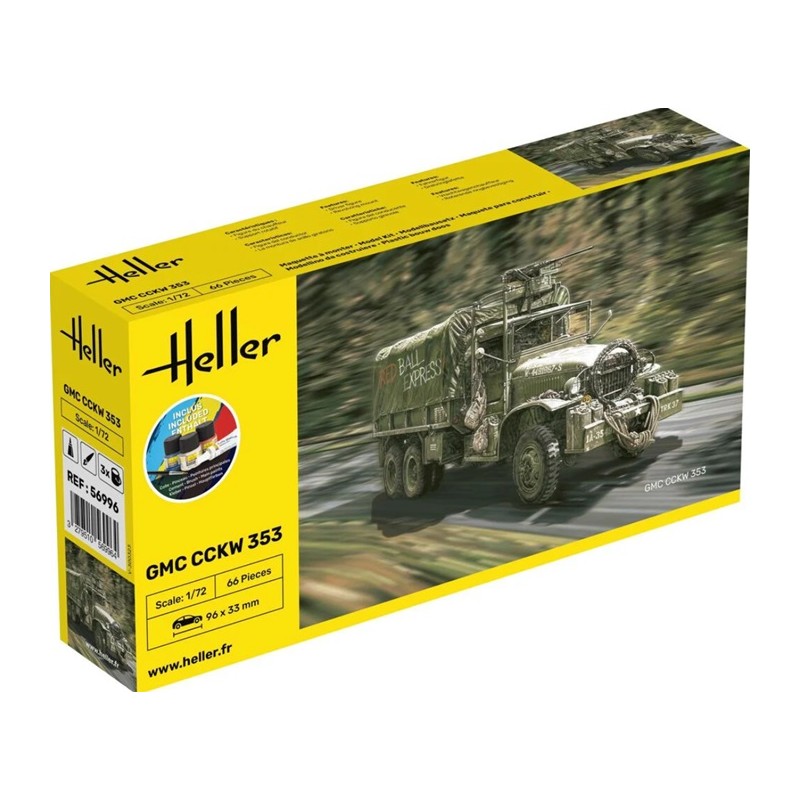 Starter Kit GMC CCKW 353 1/72 - Heller