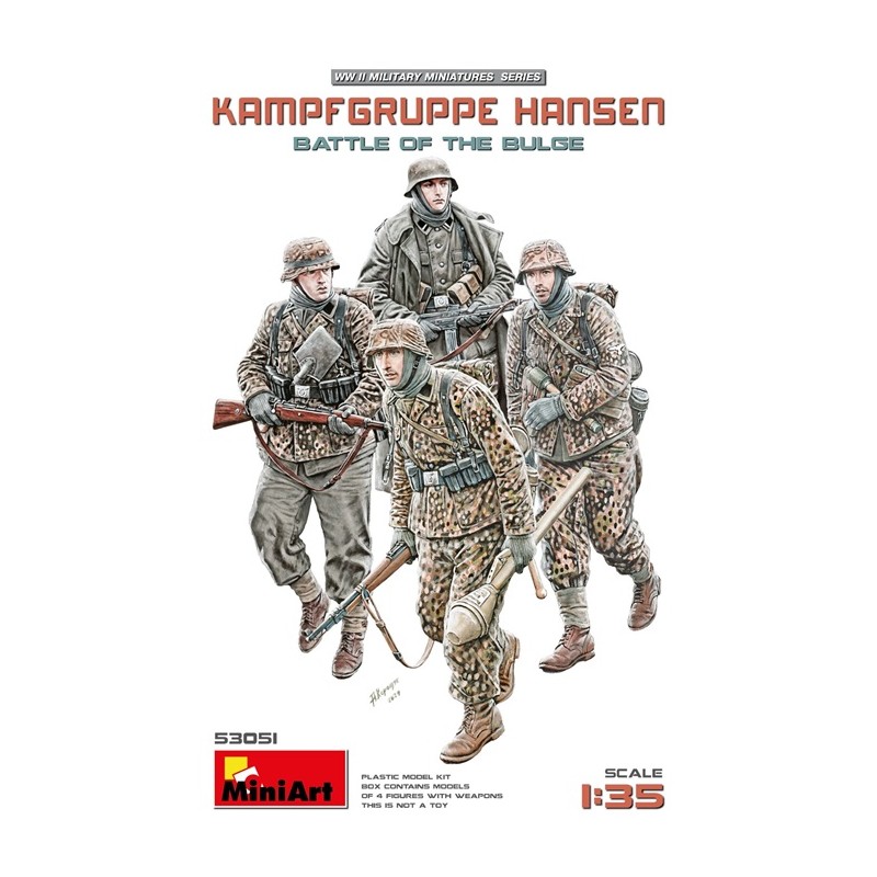 Kampfgruppe Hansen. Battle of the Bulge 1/35 - Miniart