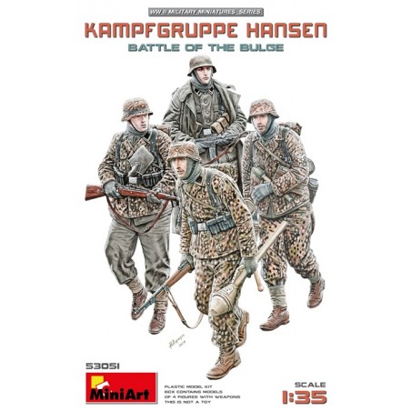 Kampfgruppe Hansen. Battle of the Bulge 1/35 - Miniart