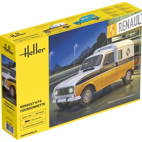Renault 4 F4 Fourgonnette 1/24 - Heller