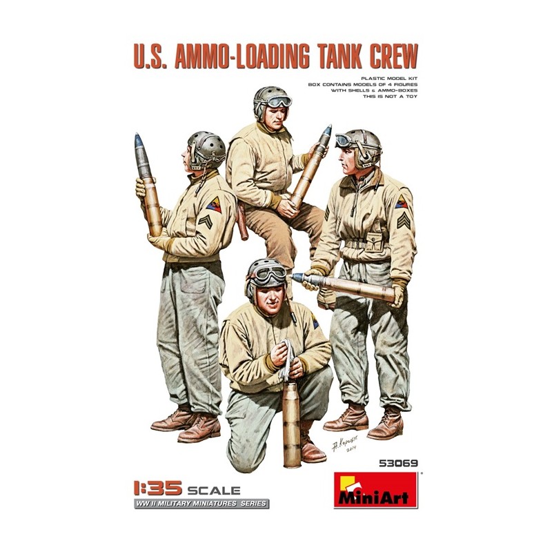 U.S. Ammo-Loading Tank Crew 2nd Edition 1/35 - Miniart